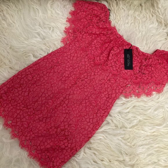 RACHEL ZOE Off-The-Shoulder Mini Adelyn Dress - Picture 3 of 12